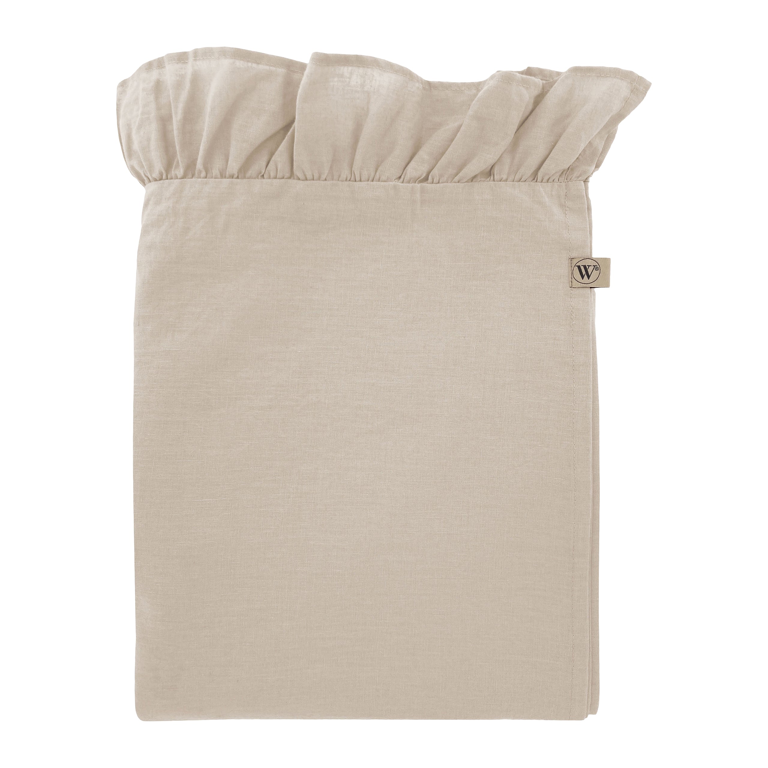 Walra Lovely Linen Ruffles Tafelkleed - Naturel