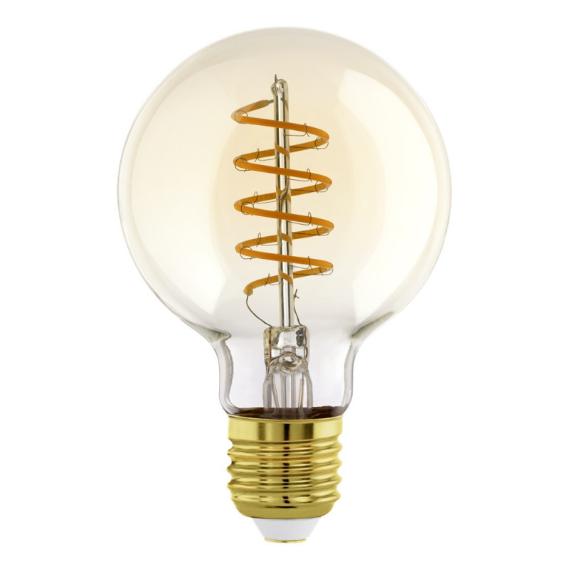 Ampoule LED à filaments ambre E27 blanc chaud 8 W EGLO