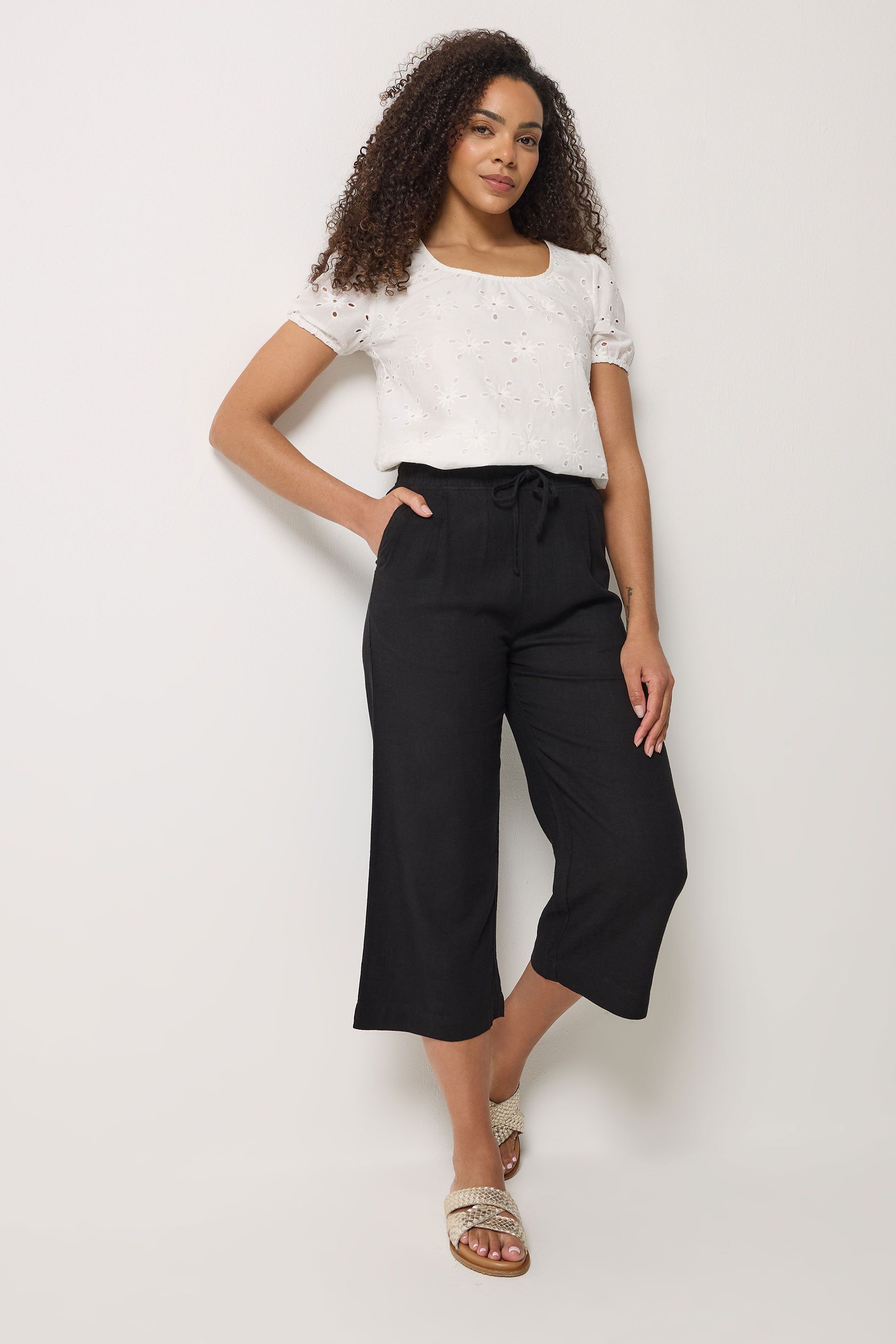 M&Co Linen Culottes