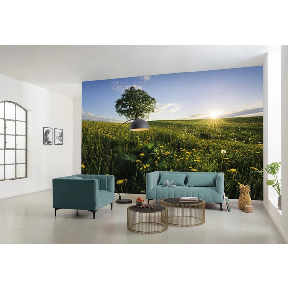 Vliestapete »Frühling«, Breite 450 cm, seidenmatt