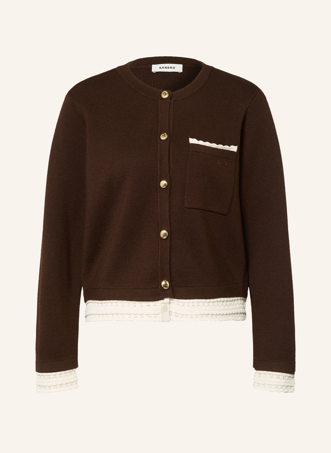 SANDRO Strickjacke