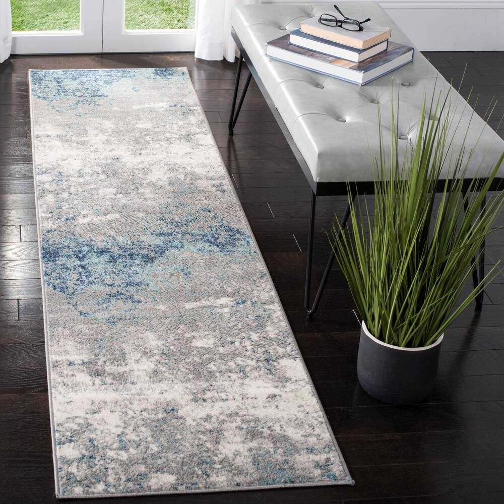 Safavieh Brentwood 822 Rug, Light Grey/Blue