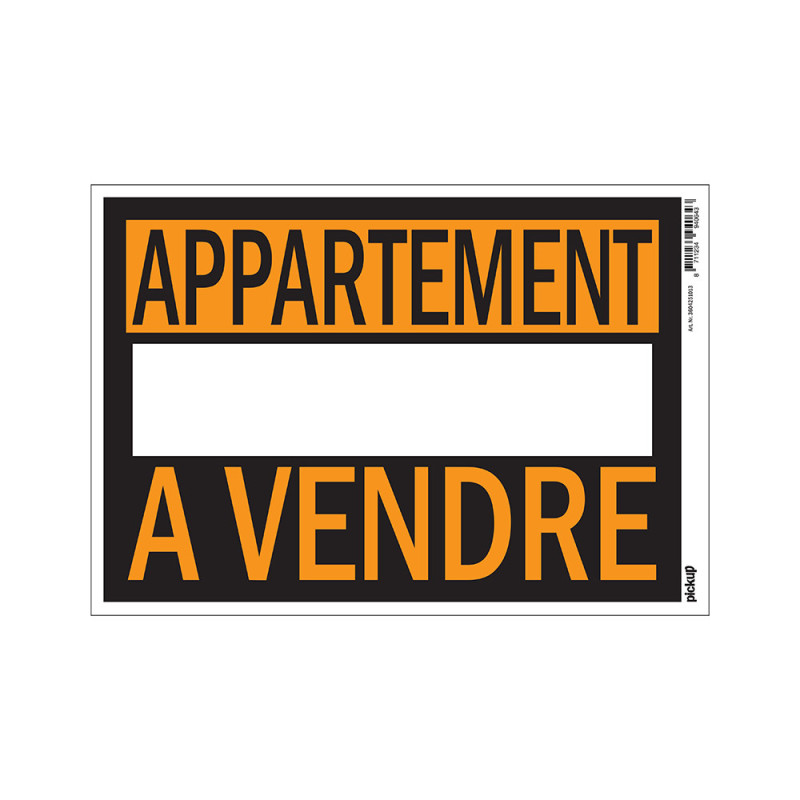 Affiche adhésive appartement à vendre 33 x 23 cm PICKUP