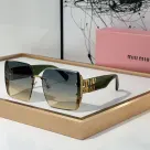 MIU MIU Mirror leg Logo Decoration Sunglasses