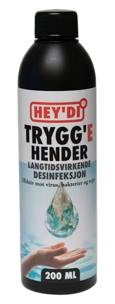 DESINFEKSJONSMIDDEL HEYDI TRYGGE HENDER 200 ML
