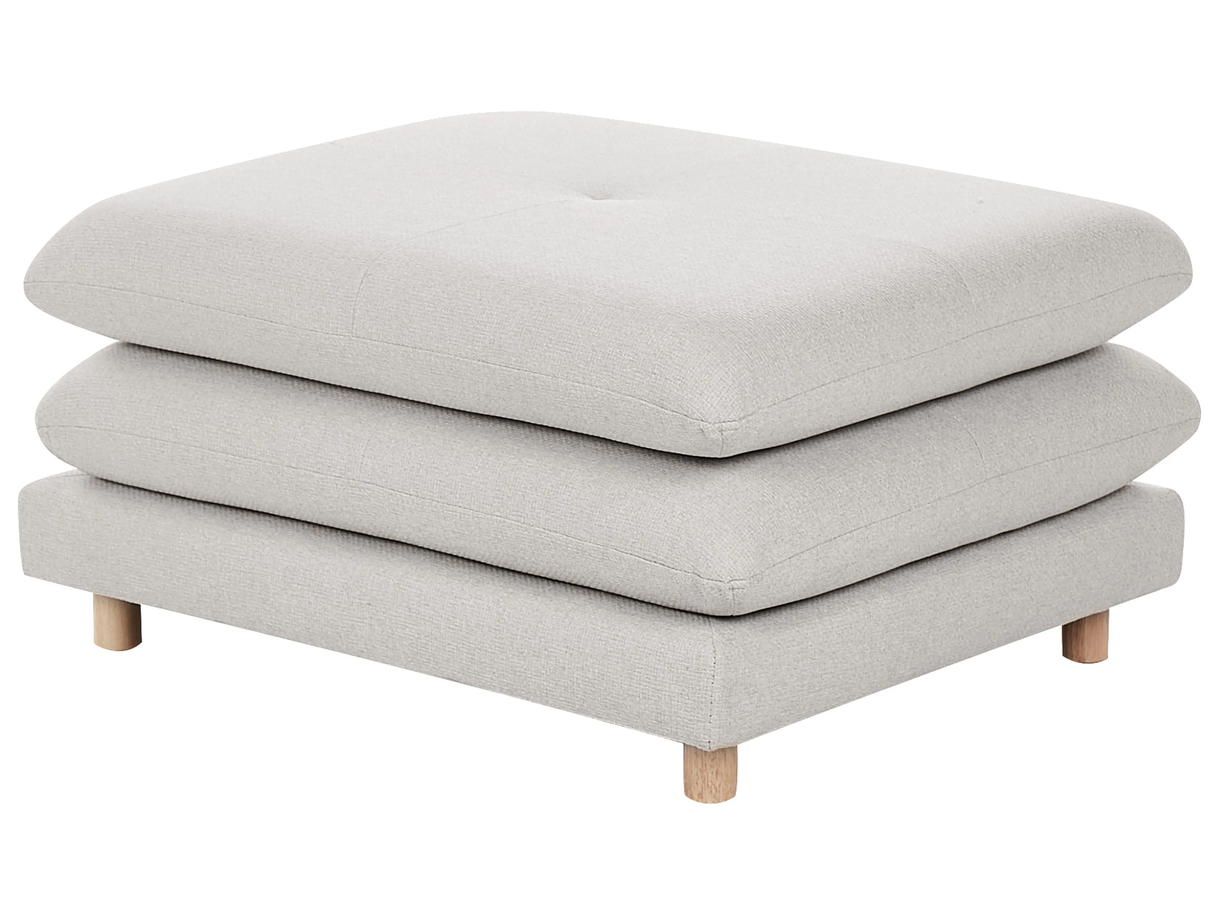 Ottoman HEDEN Fabric Beige