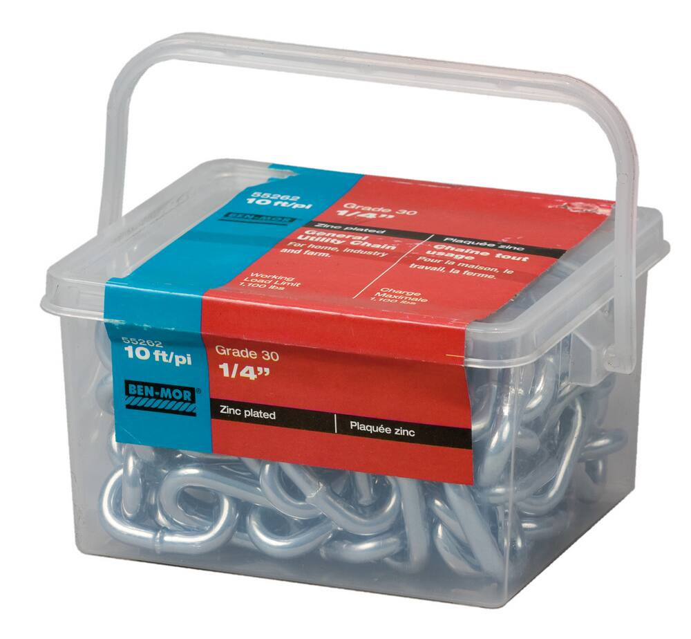 Zinc Plated Grade 30 Coil Chain, 5/16-in x 8-ft