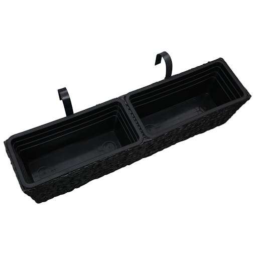 NNEVL Garden Planters 2 pcs Water Hyacinth Black