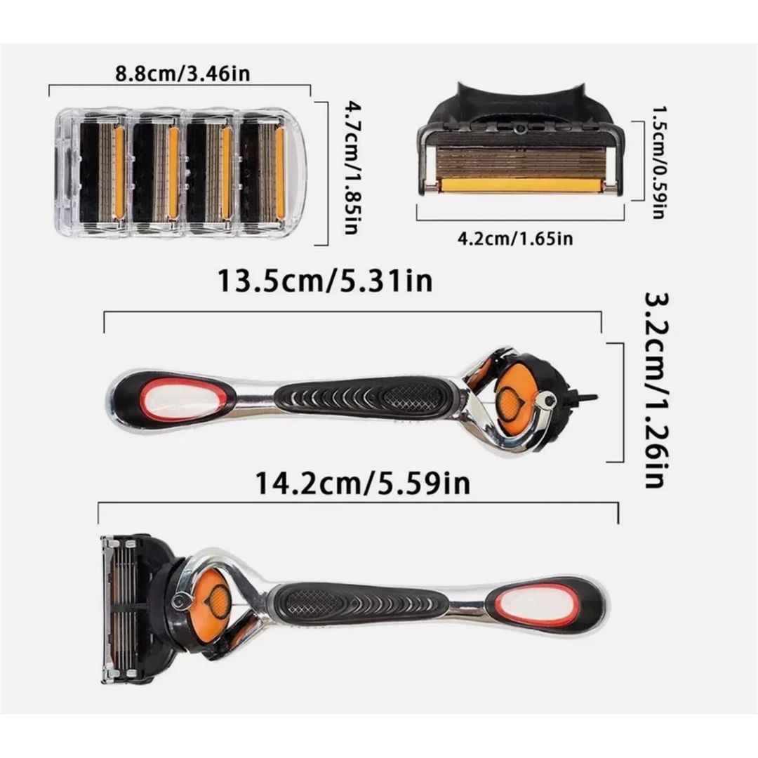 Kelvenix 24PCS Razor Blade Refills with handle