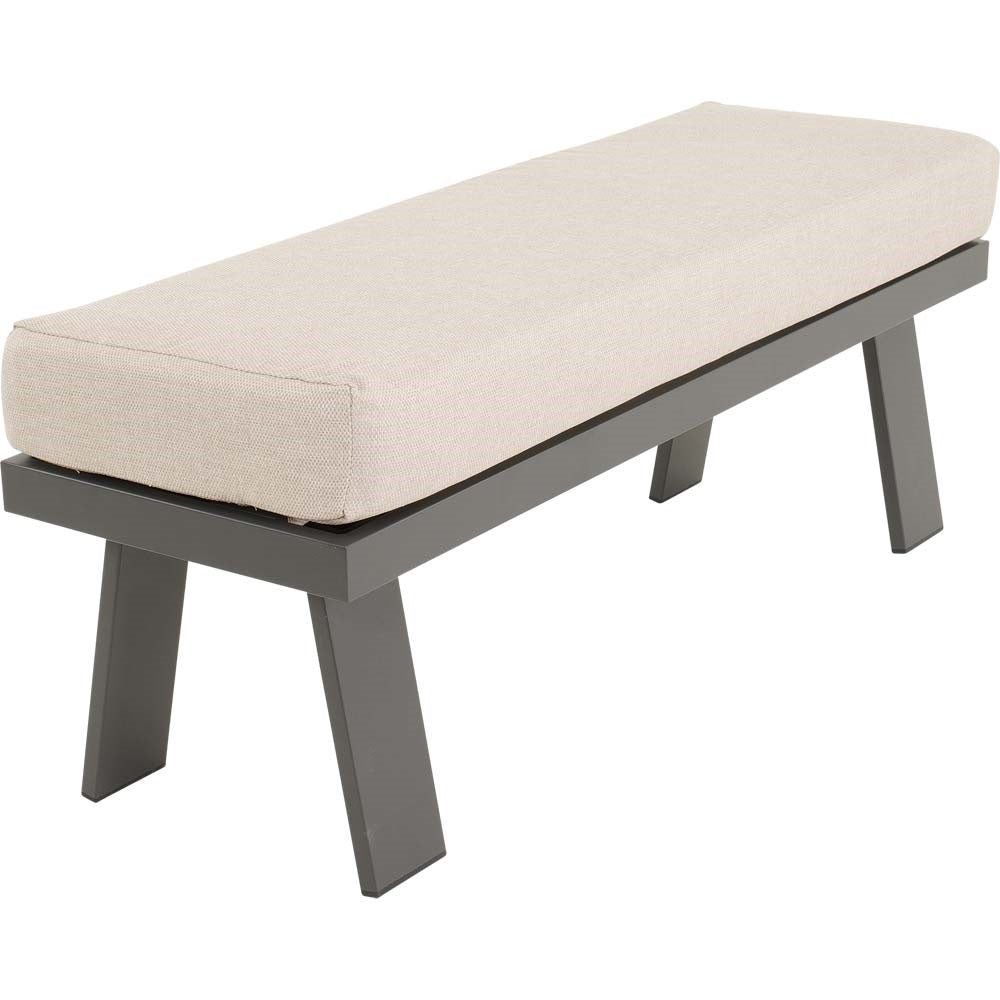 Lesli Living loveseat Estoril - grijs - 120x40x47cm