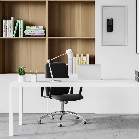Schlüsselschrank »Keytronic«, grau, Stahl, (B x H:) 35 x 55 cm