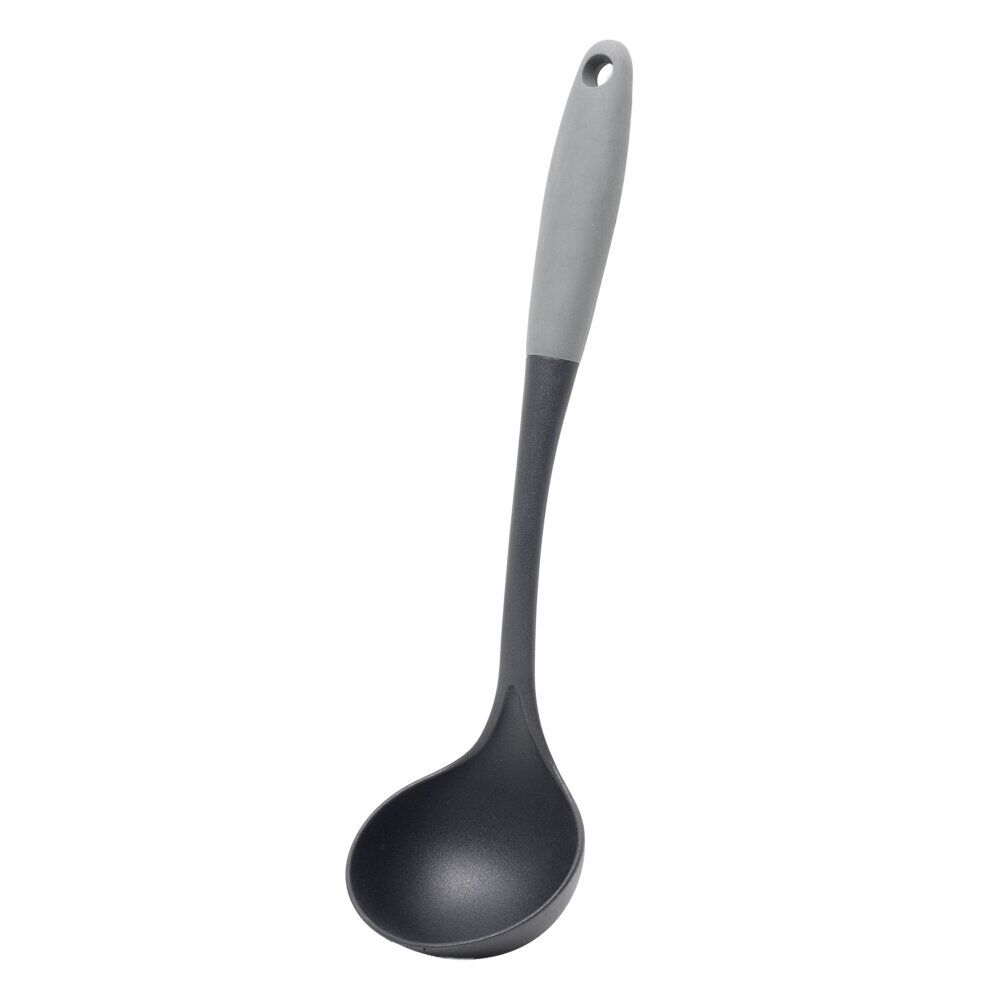 Louche plastique noir et gris L34cm