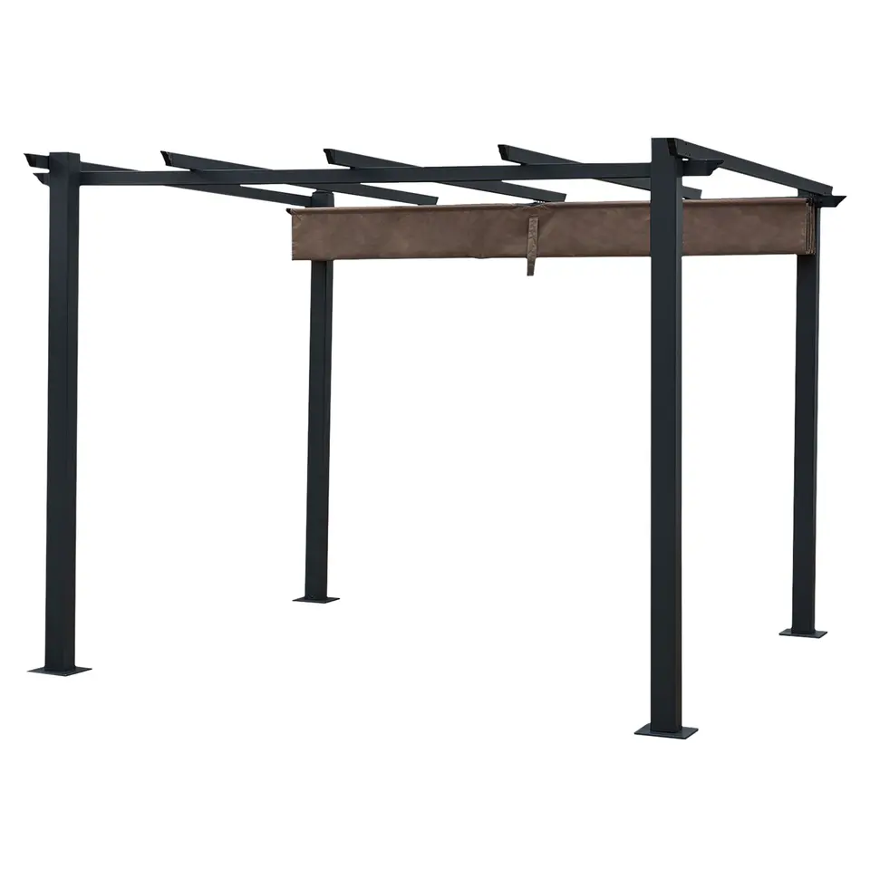 Happy Garden Pergola CASSIS - Bruin - Aluminium