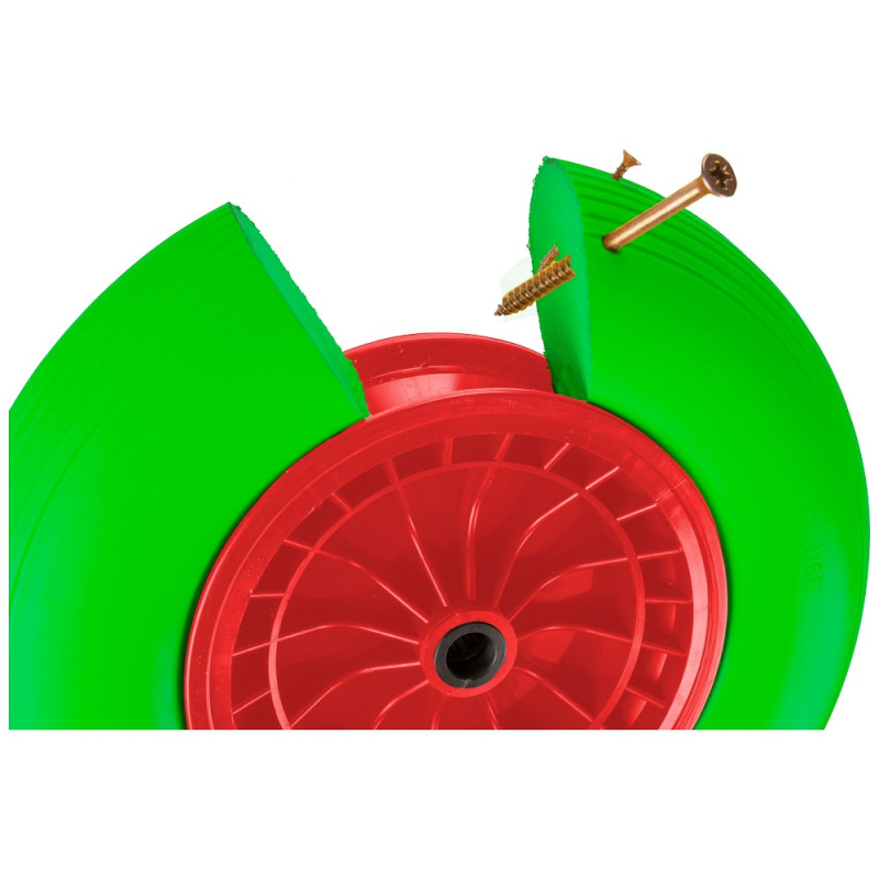 Roue de brouette increvable Ø 40 cm
