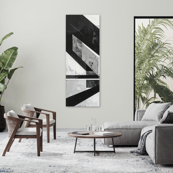 Obraz do salonu sypialni biura kuchni, Geometryczna abstrakcja 30x90