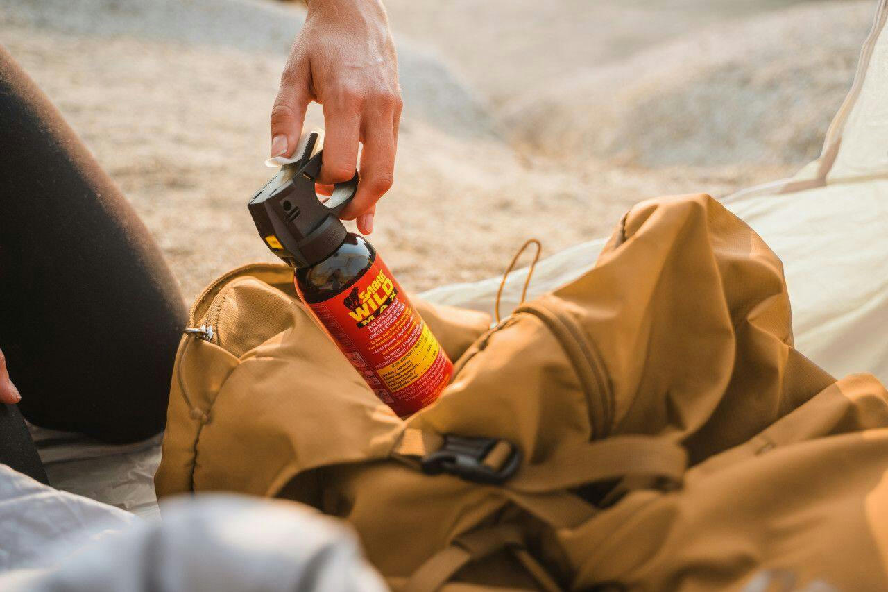 Sabre Wild Max Bear Attack Deterrent Spray, with Practice Canister, 225-g