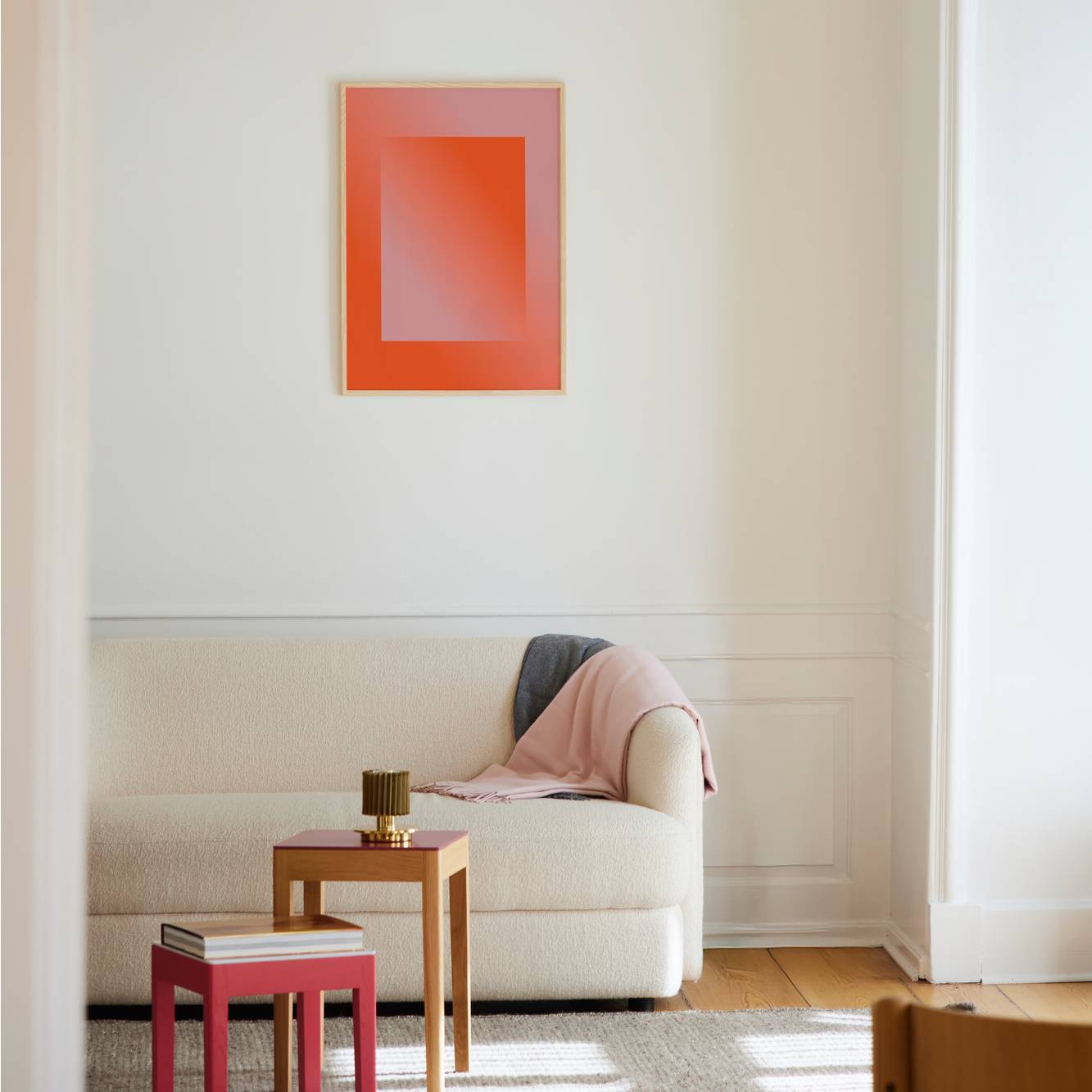 Paper Collective Absorb 04 Poster 50 x 70 cm - Orange / Pink