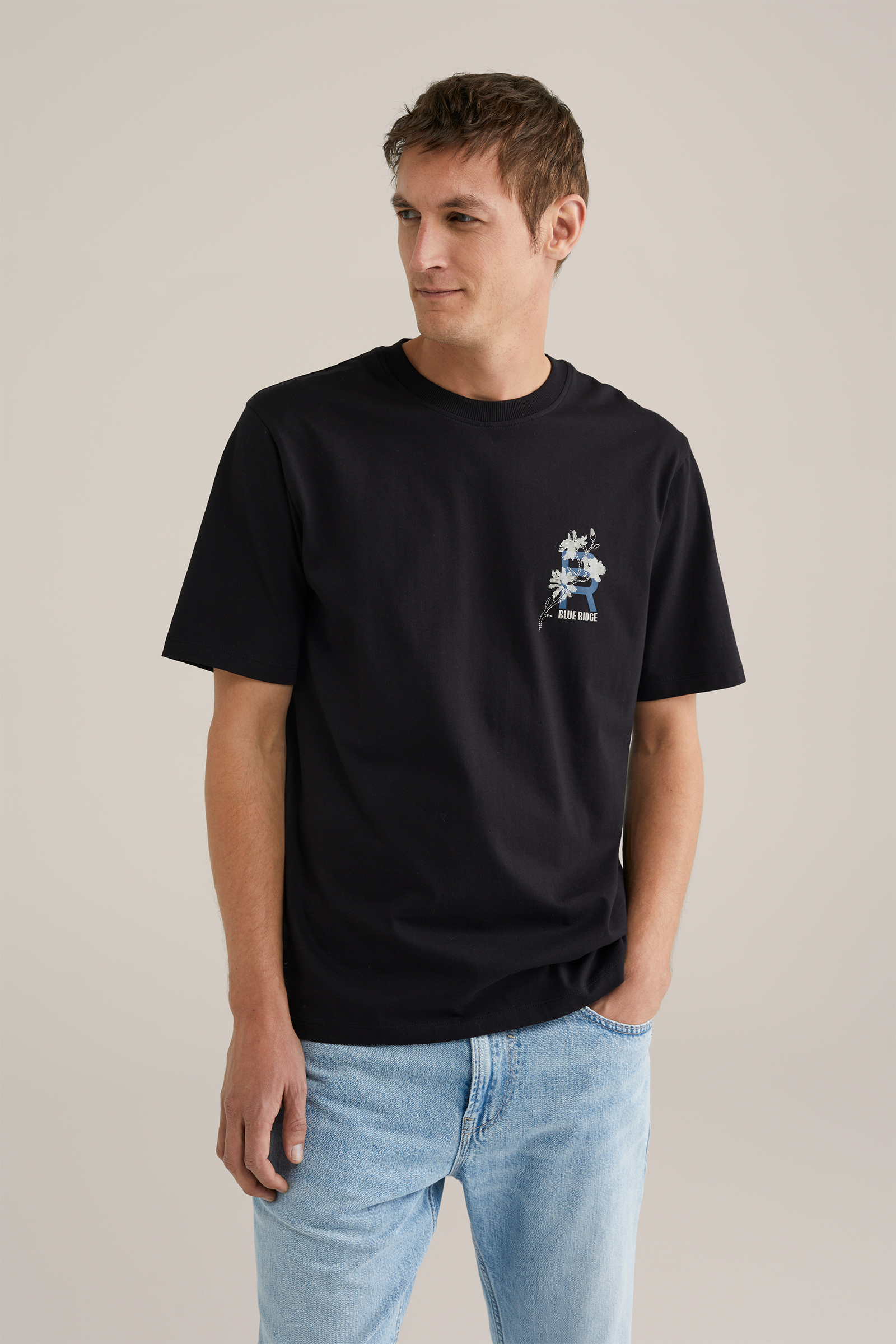 Heren Relaxed fit T-shirt met print