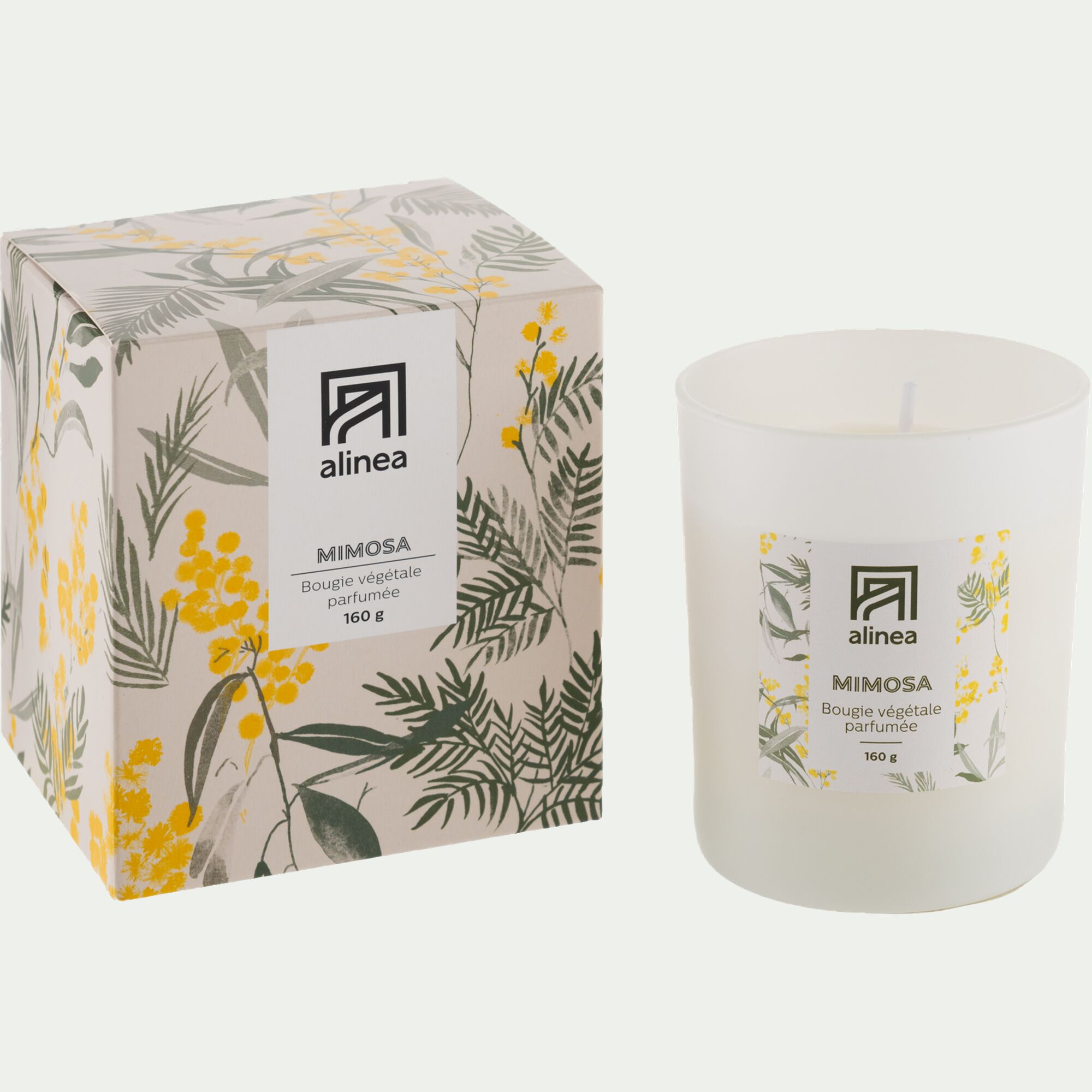SIGNATURE - Bougie parfumée senteur mimosa 160g