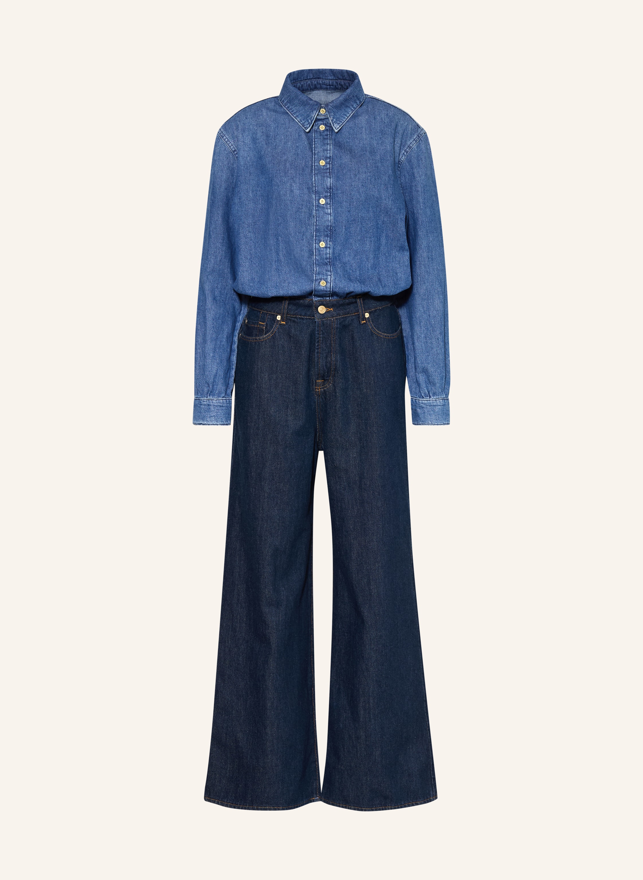 7 for all mankind Jeans-Jumpsuit DOUBLE