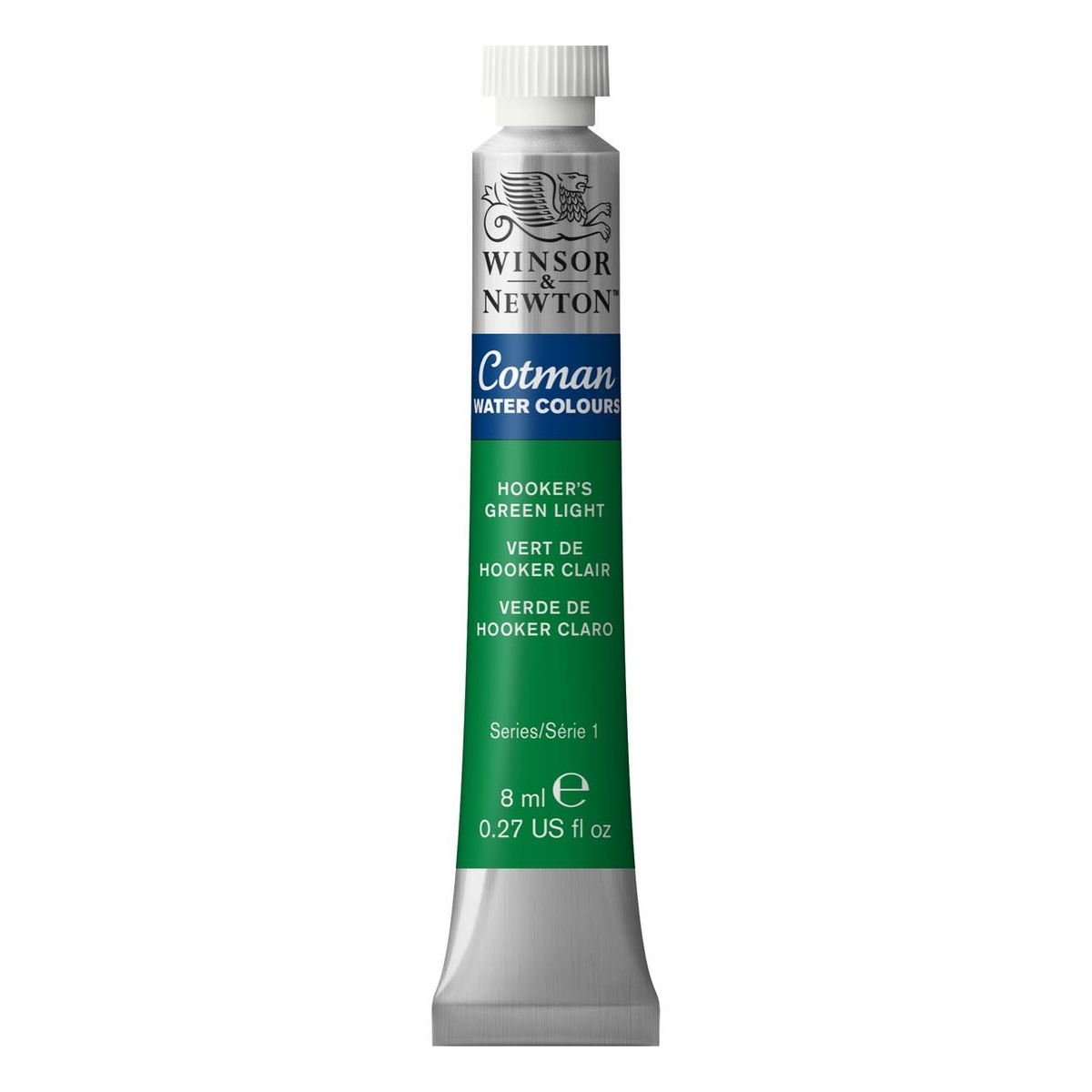 Winsor & Newton Cotman Hookers Green Light Watercolour Tube 8ml (314)
