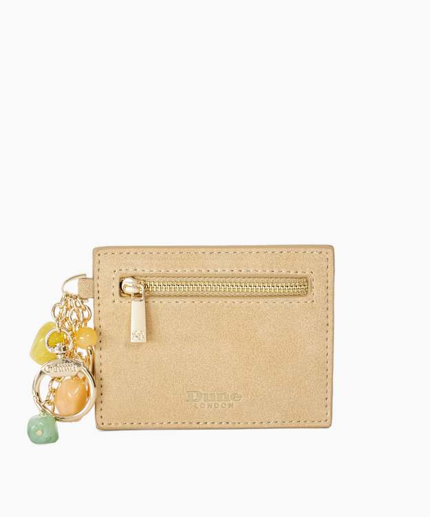Klub Taupe - Leather Croc-Effect Purse