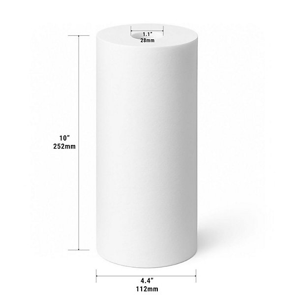 Cartouche anti-sédiments BIG BLUE 10' lot de 5 filtre à eau sous évier - 5 µm