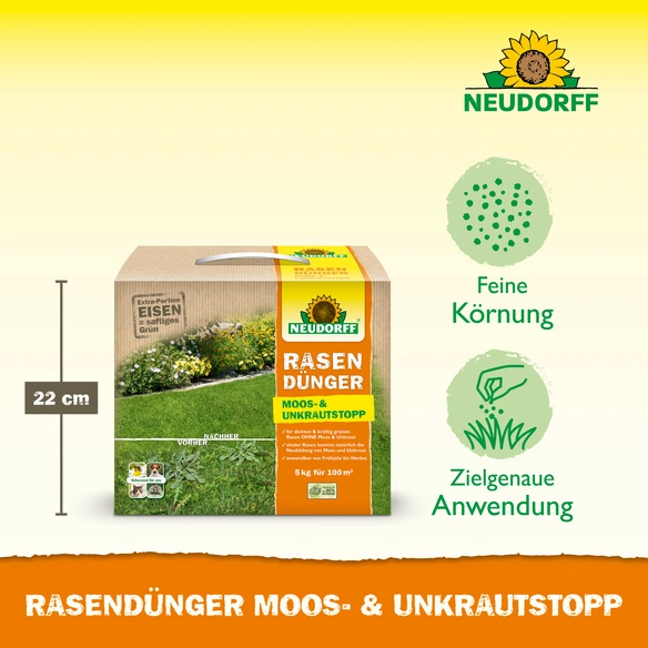 Rasendünger, Moos- und Unkraut-Stopp ,5 kg