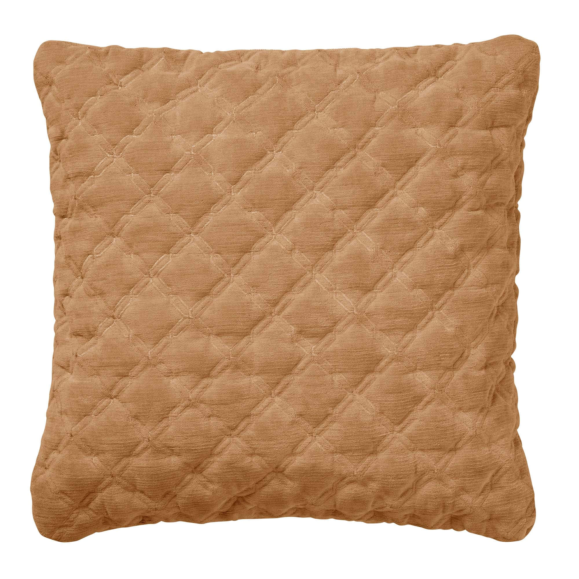 ADELE | sierkussen 45x45 cm | Tobacco Brown | bruin | Hoii | met duurzame kussenvulling