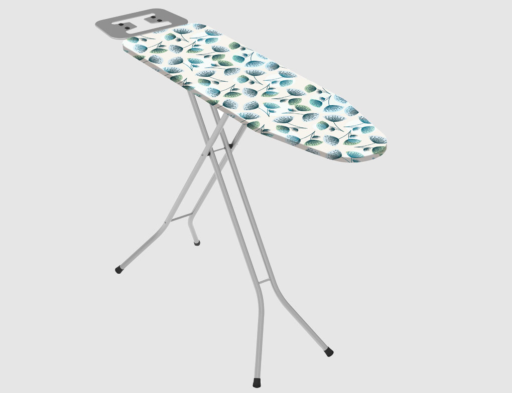 Bügeltisch Blumen Grün, Blau
