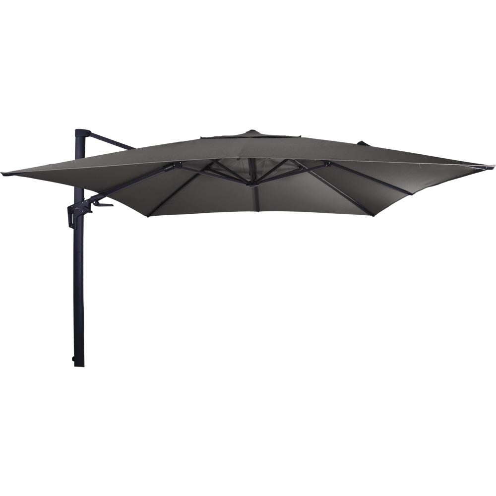 Lesli Living push-up parasol VirgoFlex - antraciet - 300x300cm