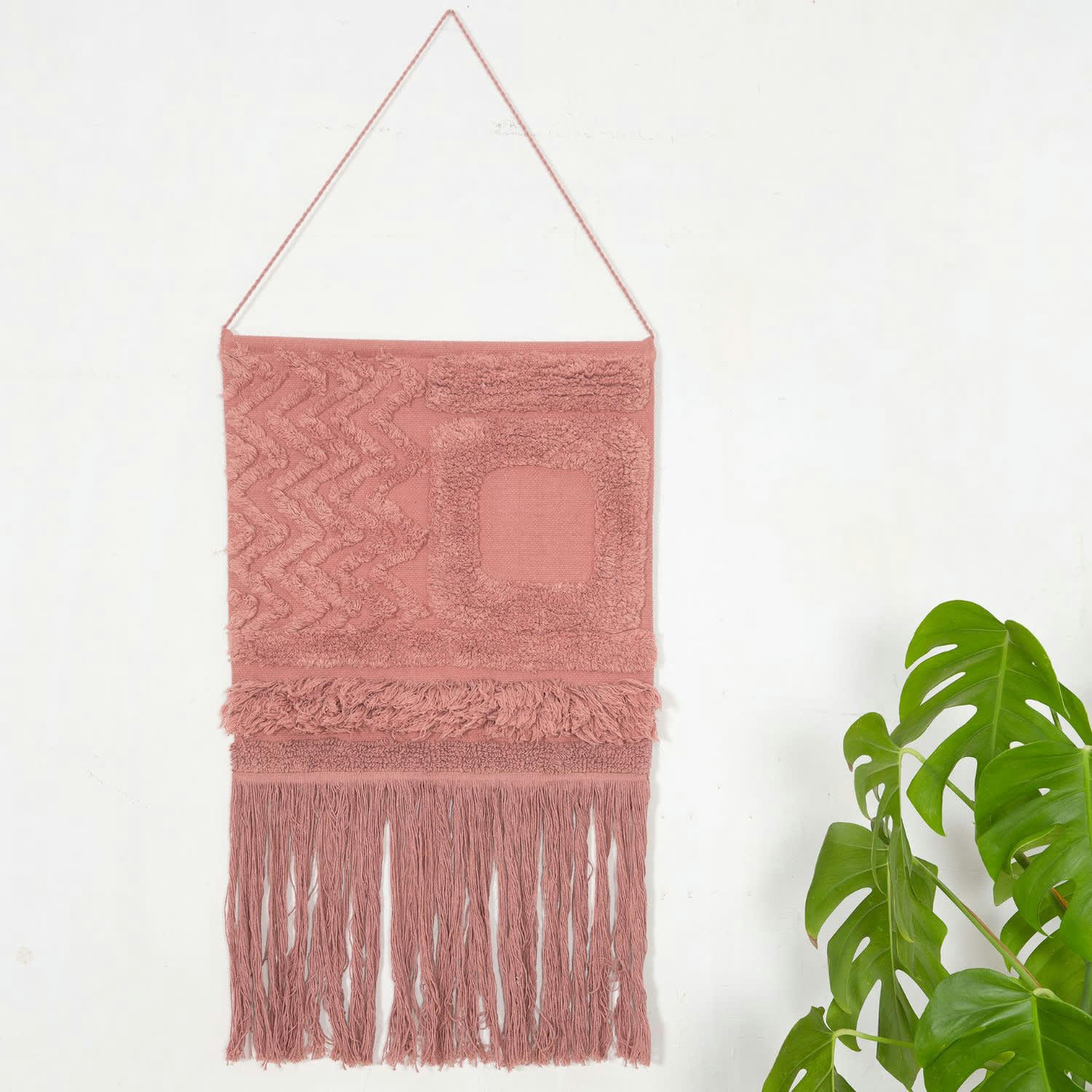 - Suspension murale rose 50 x 85 cm