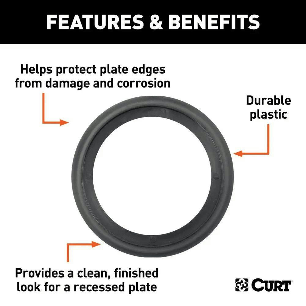 CURT Tie-Down Backing Plate Trim Ring for #83710