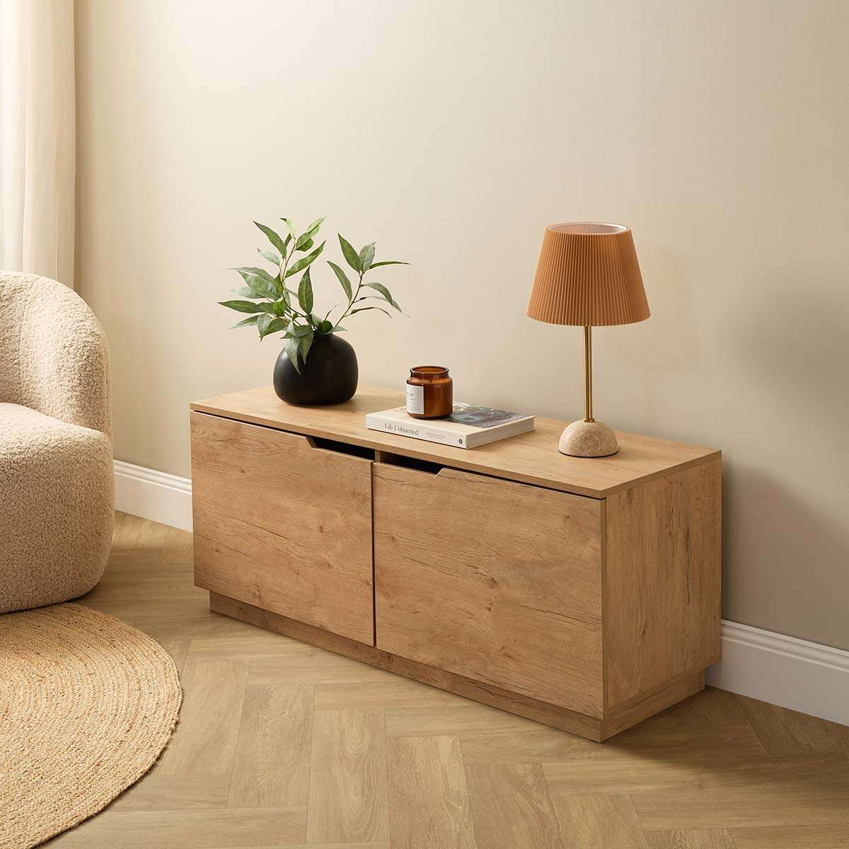 Zack Small Entertainment Unit - Natural