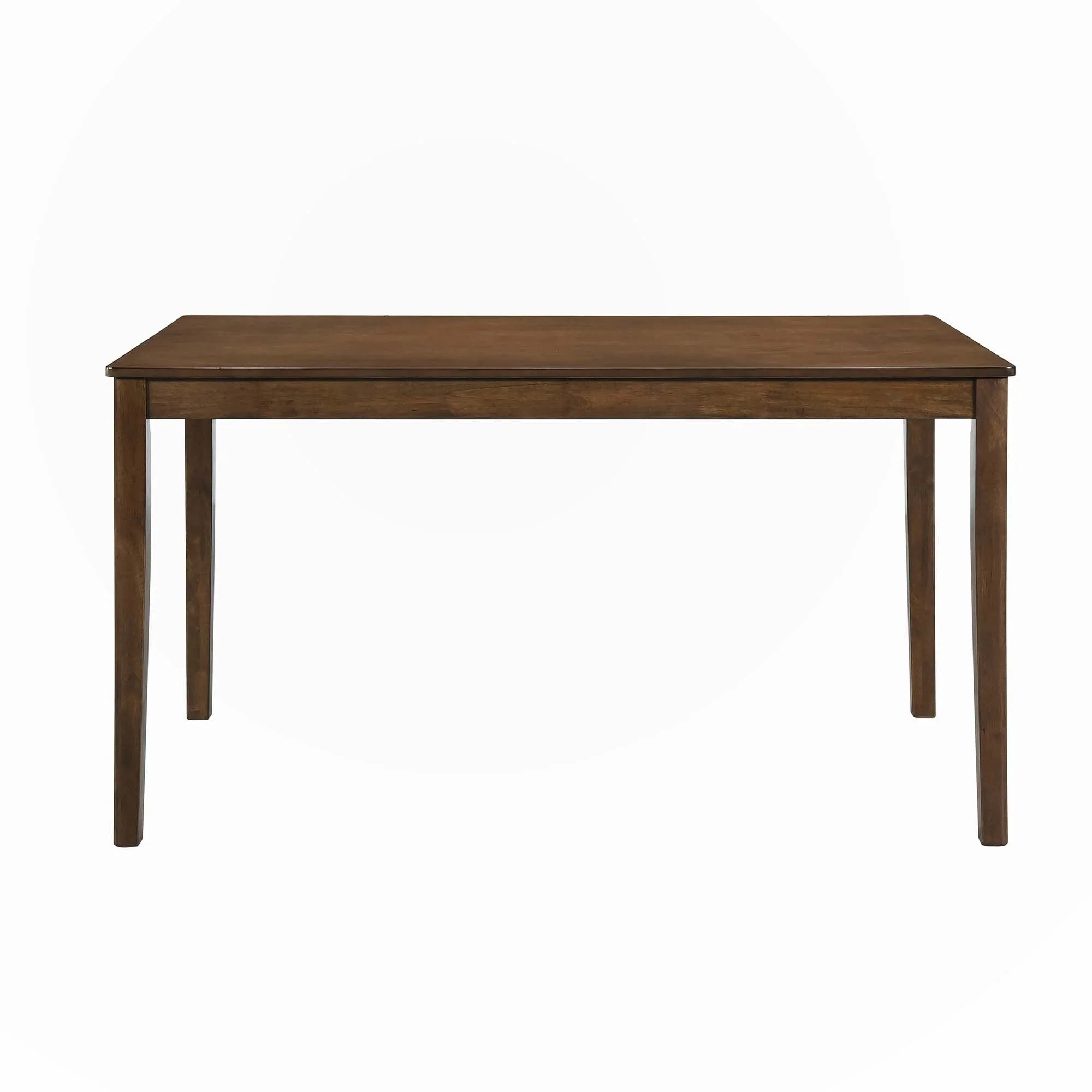 Brown Finish Dining Table 1pc
