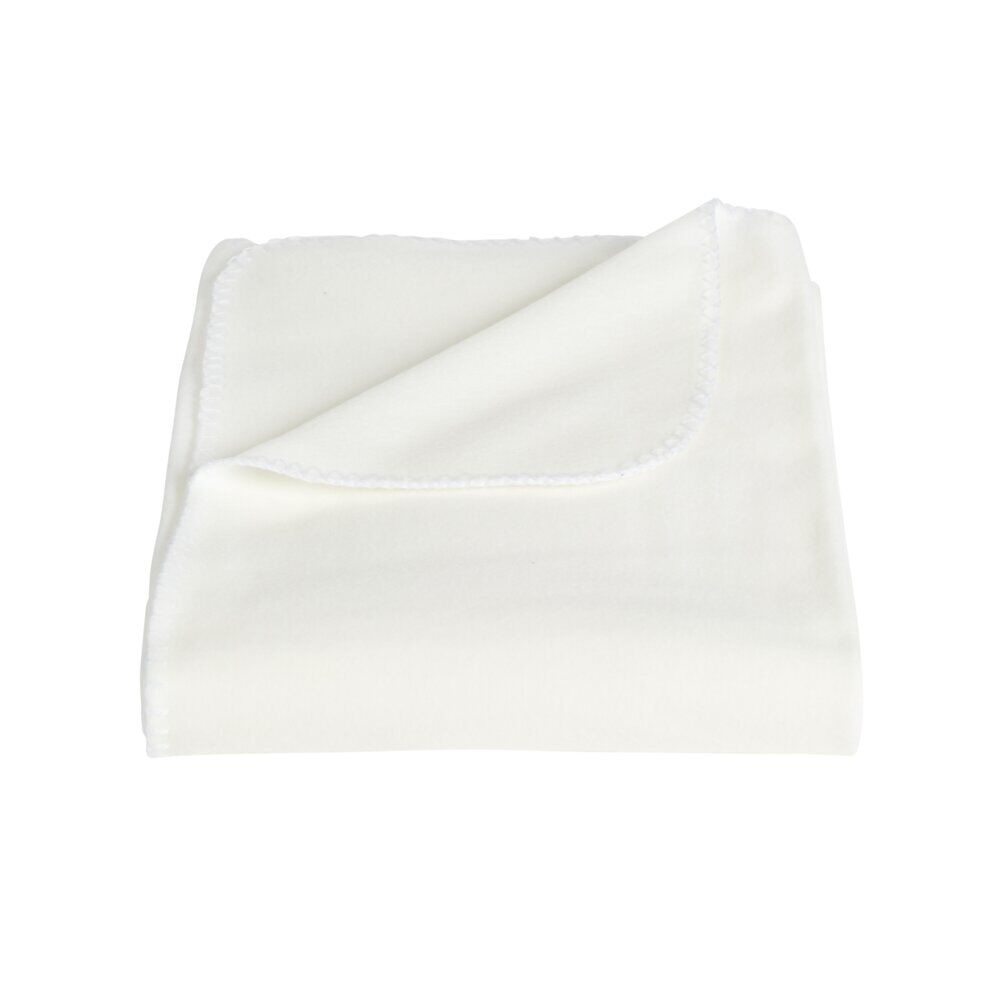 Plaid polaire 130x160cm blanc
