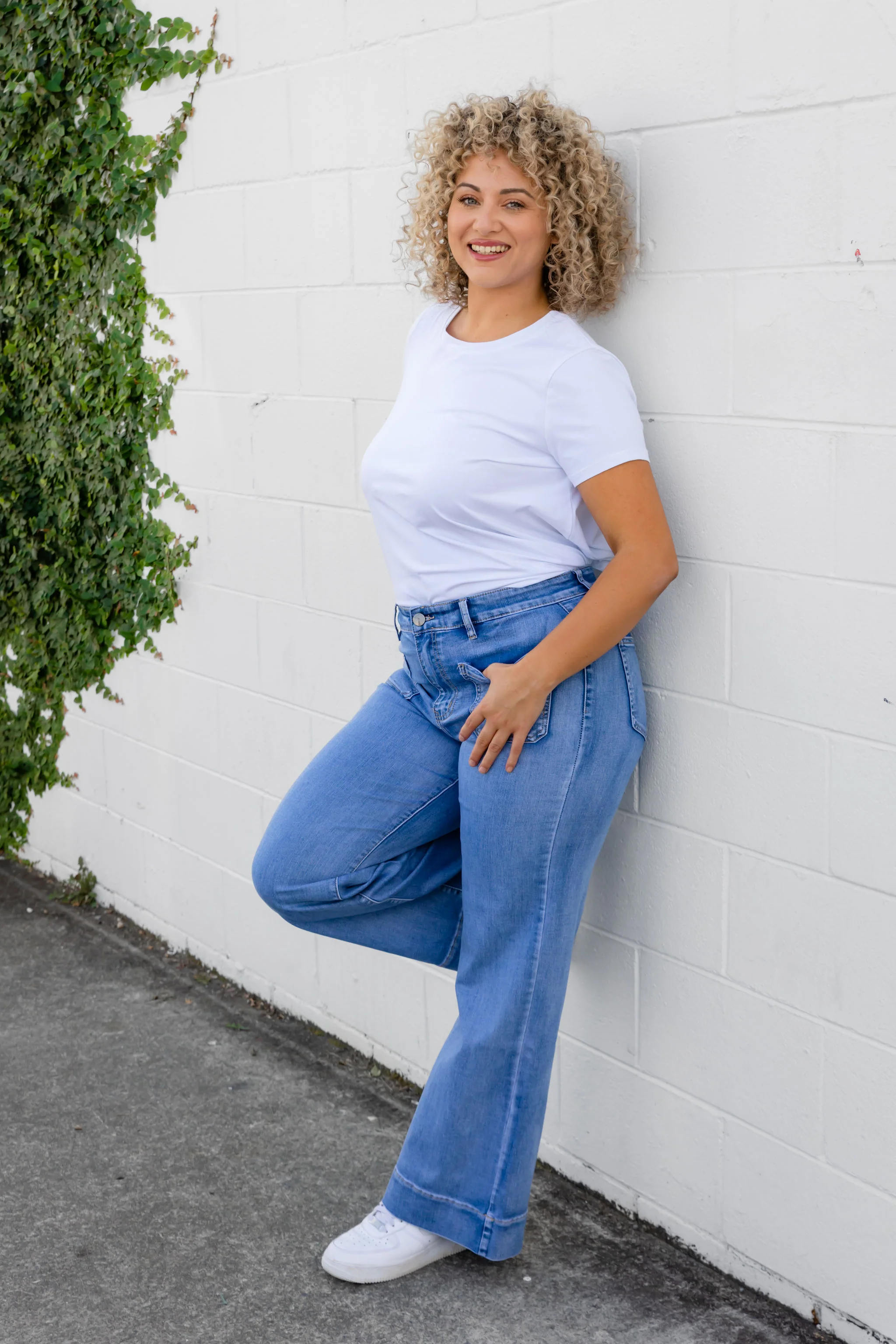 Elton High Waisted Retro Jeans