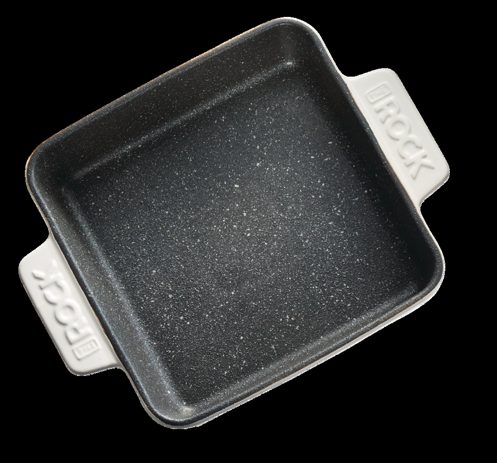 Heritage The Rock Non-Stick Ceramic Bakeware Set, White, Assorted Sizes, 2-pc