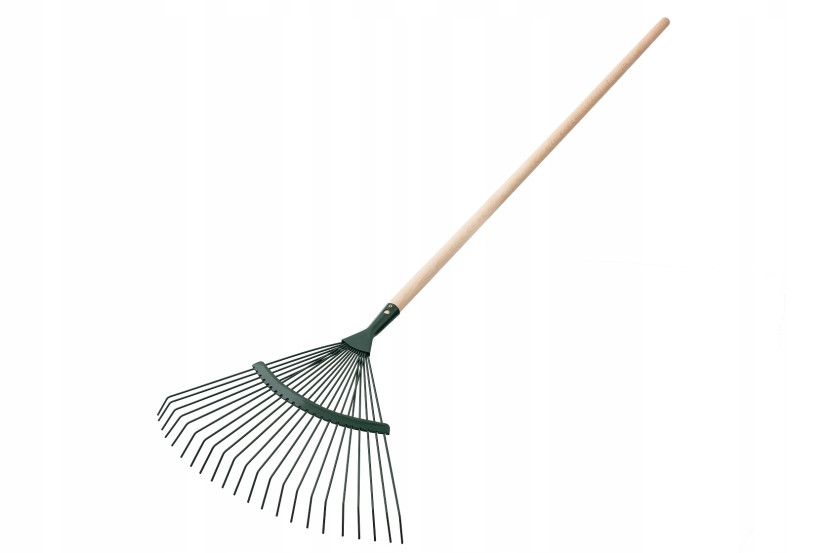 Grabie Do Liści Trawy z Drutu z Trzonkiem 45 cm