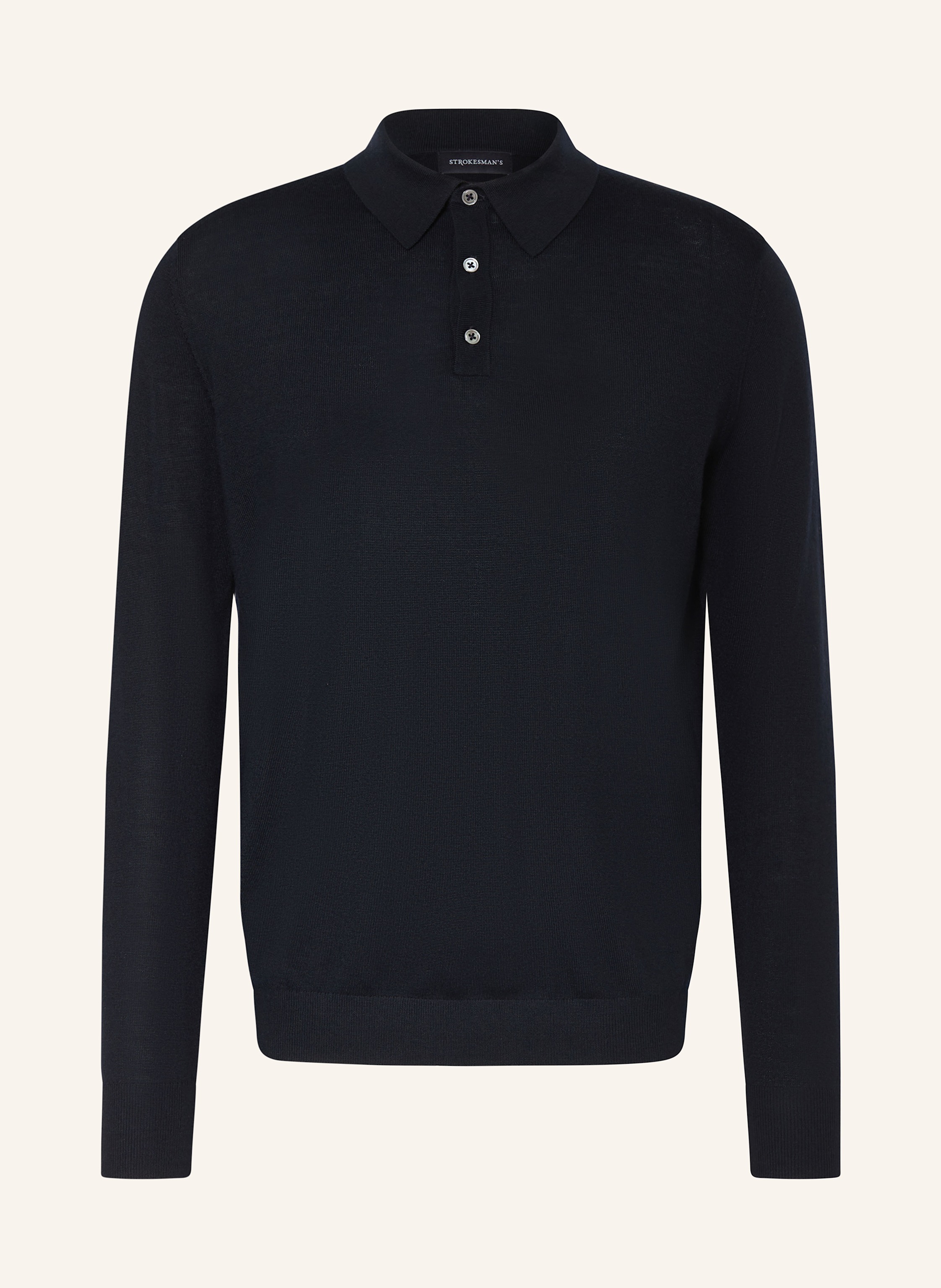 STROKESMAN'S Strick-Poloshirt