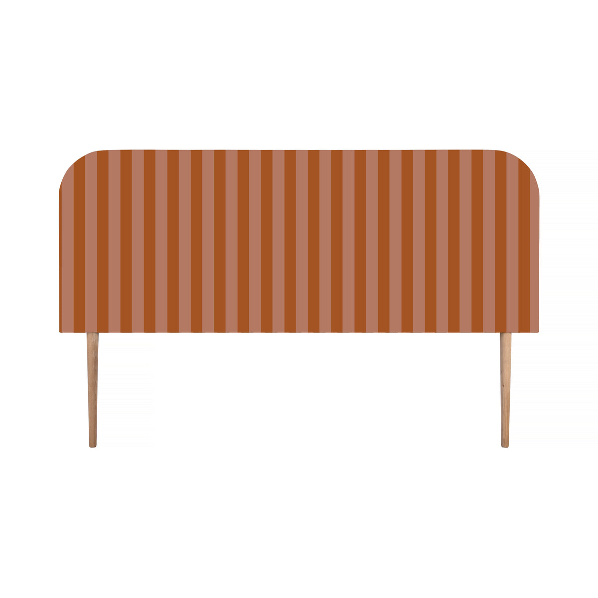 Gestoffeerd fluwelen hoofdbord met strepen 160x97cm