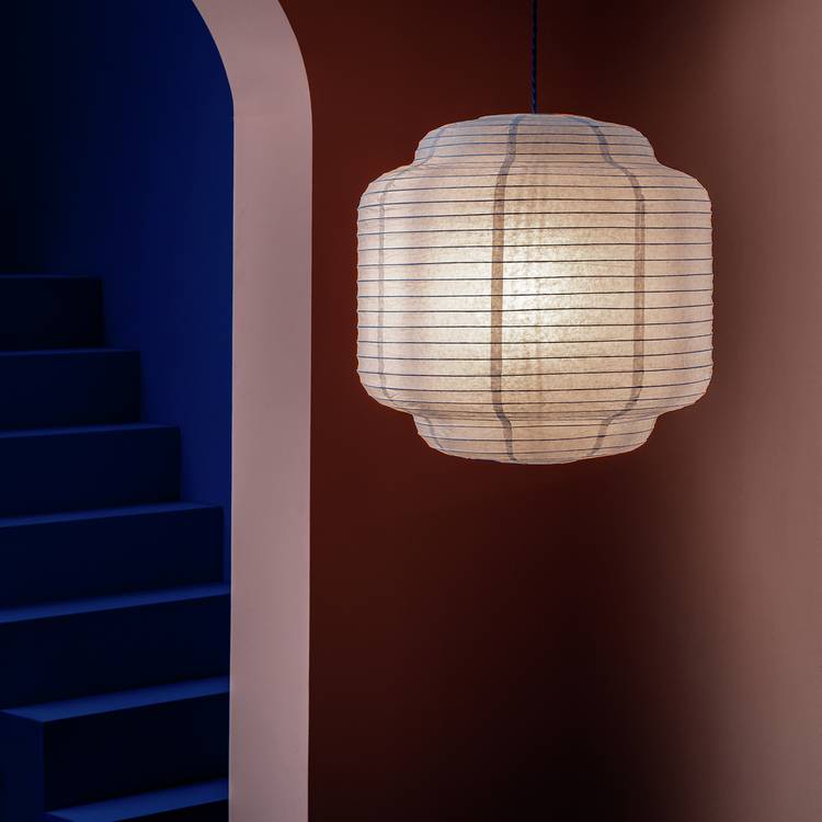 Habitat 60 Cirro White Paper Easy Fit Lampshade - 60cm