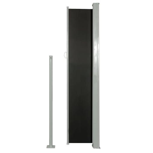 NNEVL Retractable Side Awning 160 x 500 cm Black