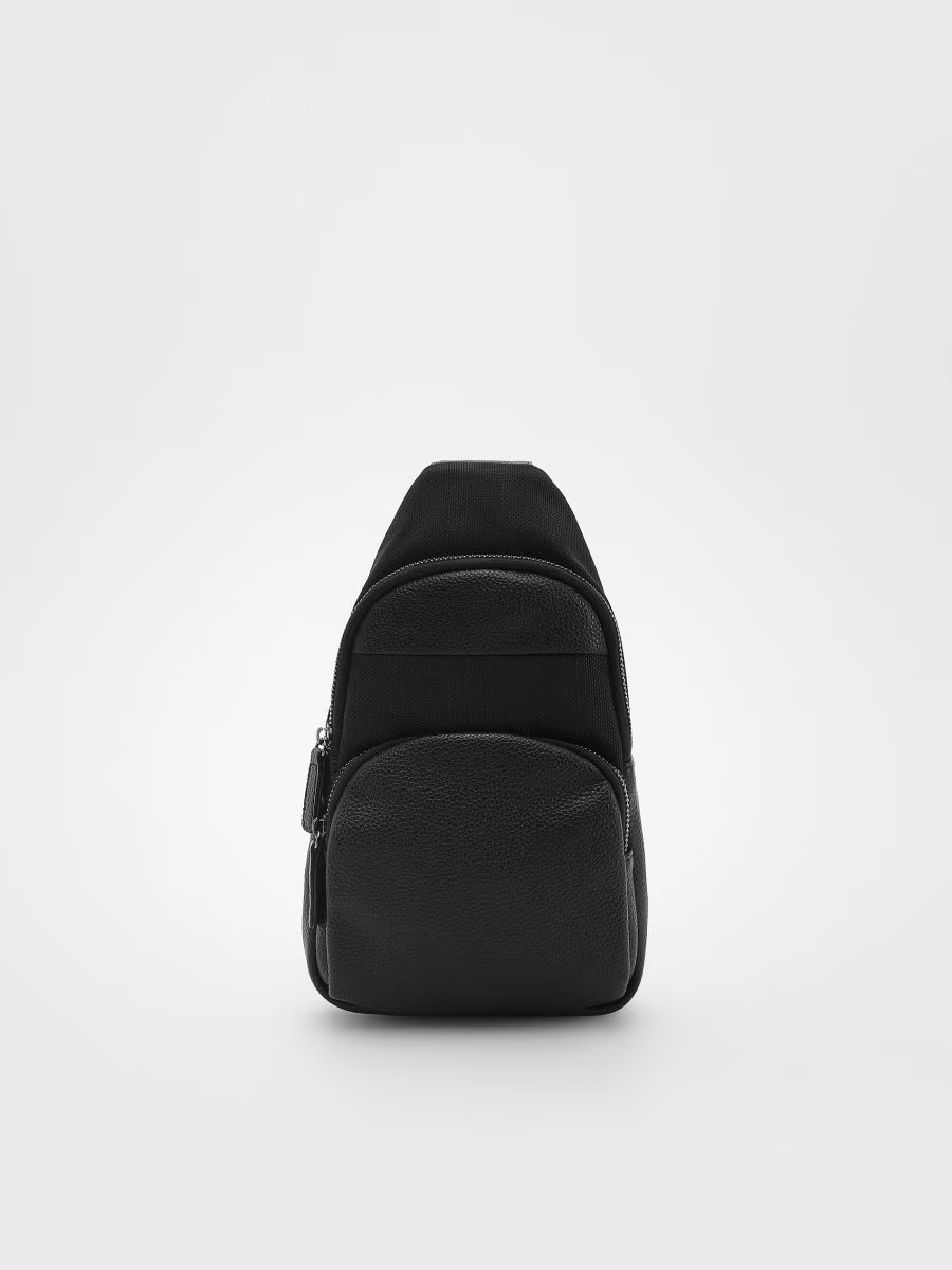Combined Fabrics Backpack