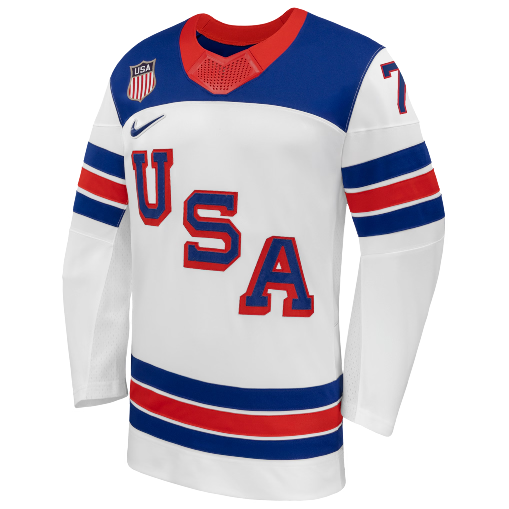 Brady Tkachuk USA Hockey Nike 2026 Away Replica Jersey - White