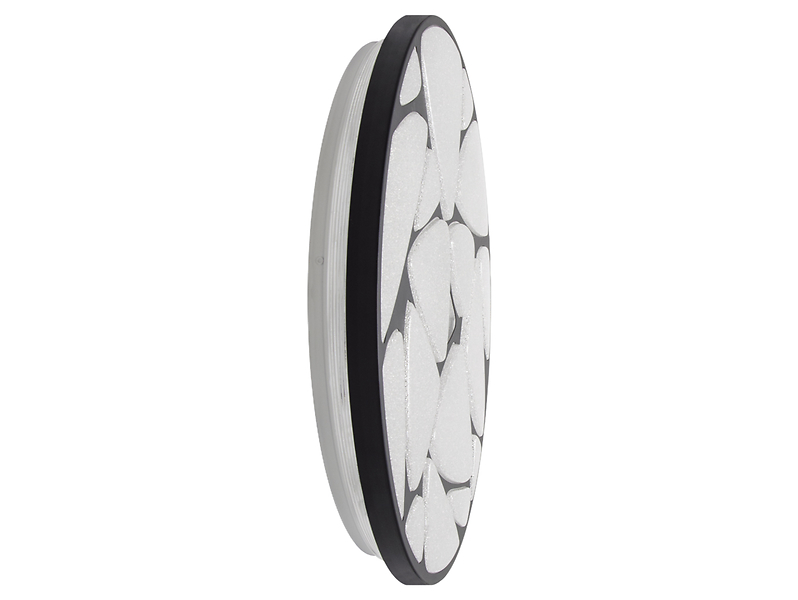 Plafon łazienkowy Mineral LED z tworzywa sztucznego czarny