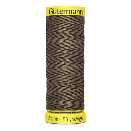 Gutermann Brown Linen Thread 50m (4010)
