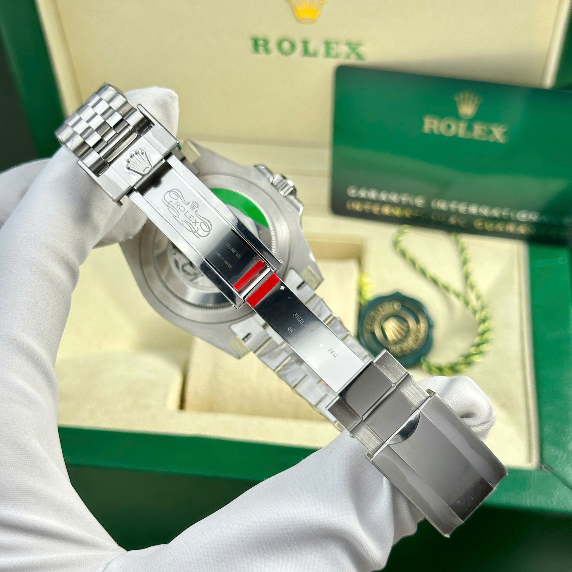 Rolex GMT-Master II 126710BLRO Pepsi 904L Steel Black Dial 40mm Jub Super Clone