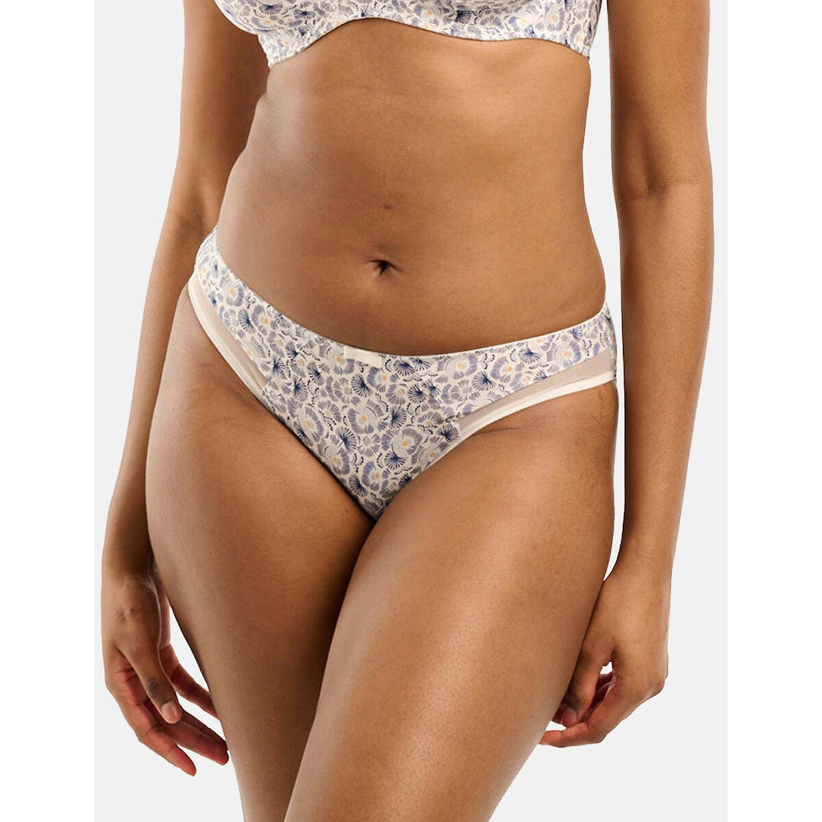Slip en microfibre et tulle Complice