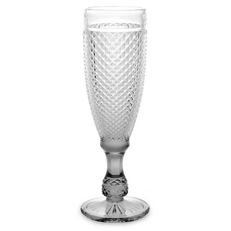 Vivalto Prosecco/champagneglazen - glas - set 6x stuks - 185 ml